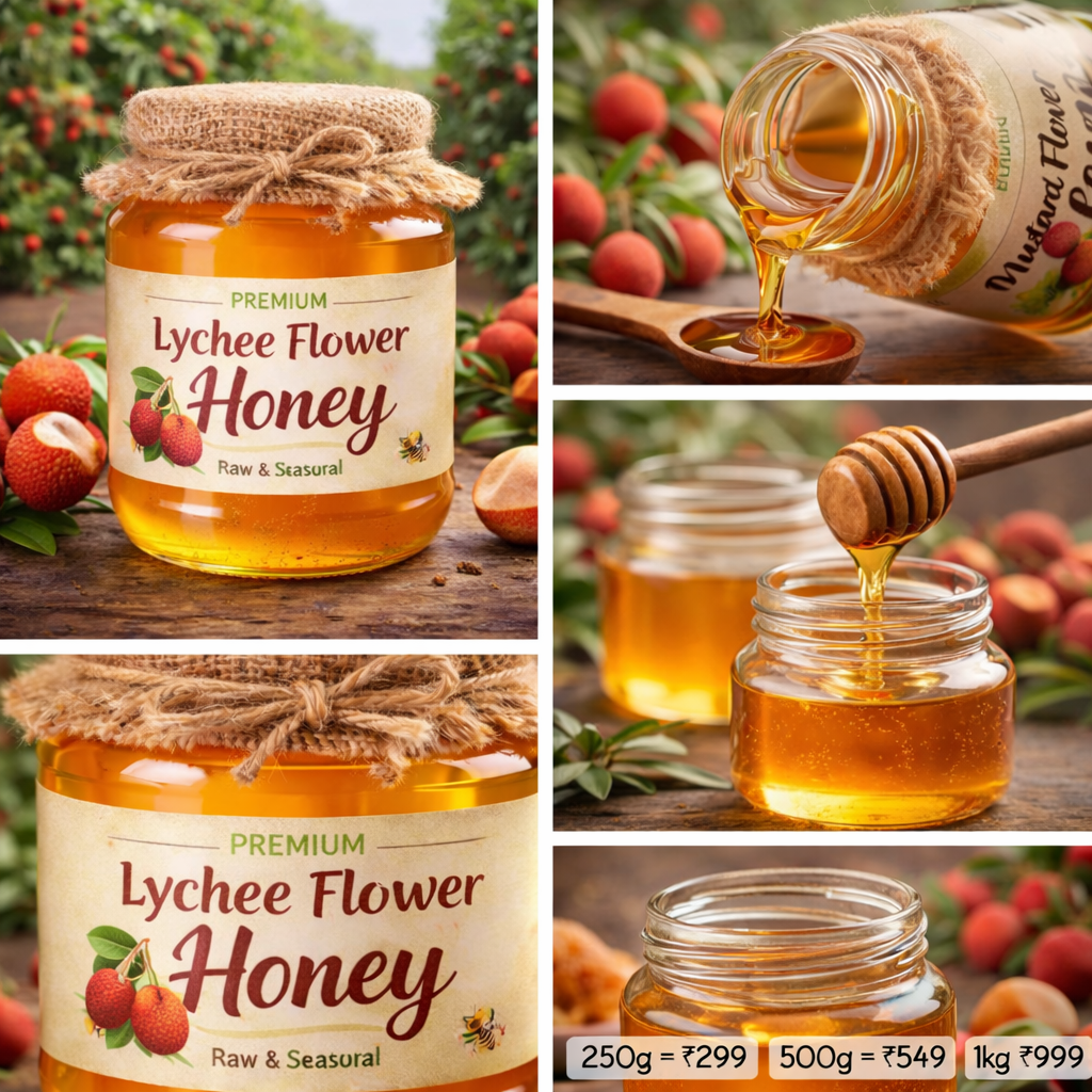 Premium Lychee Flower Honey - Image 2