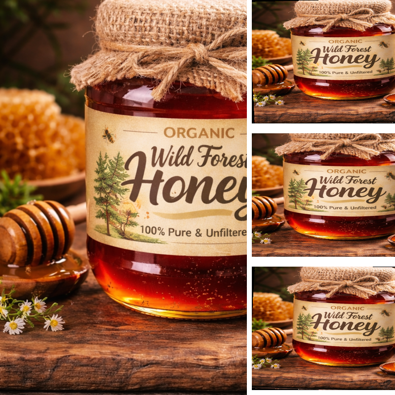 Organic Wild Forest Honey - Image 3