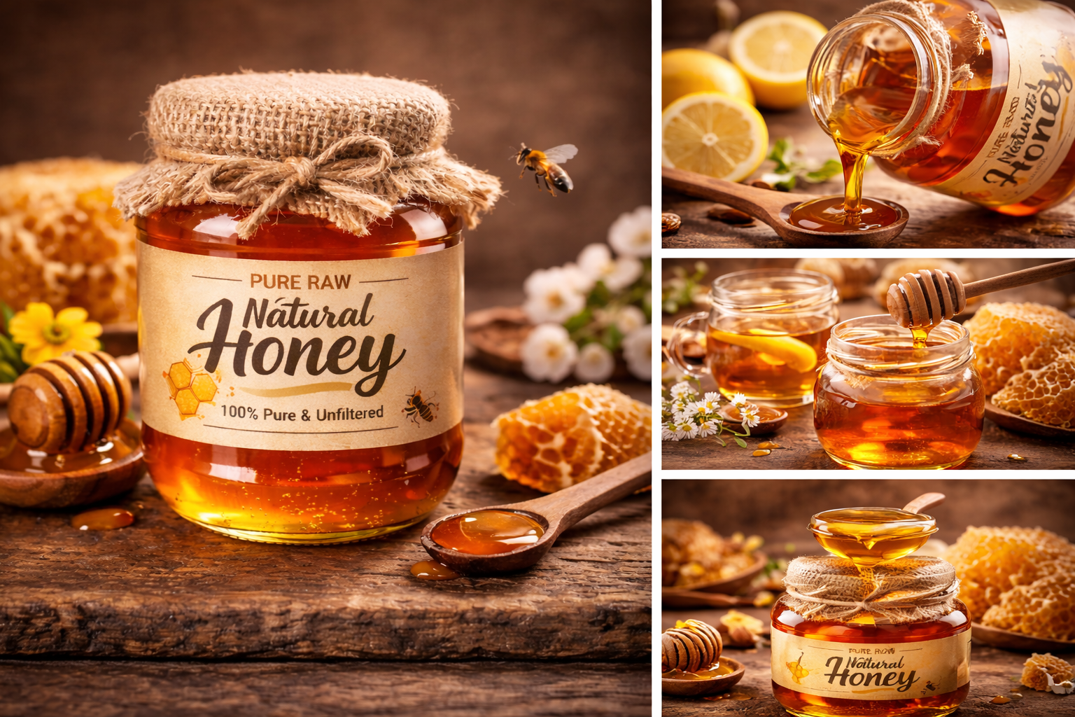 Pure Raw Natural Honey - Image 2